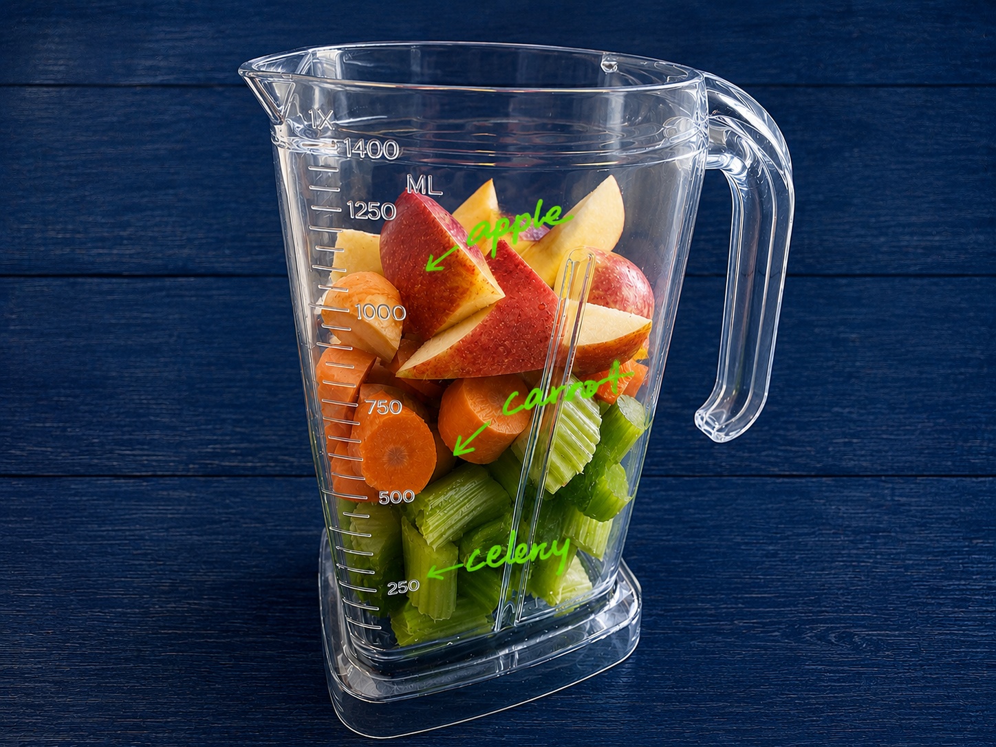 smoothie ingredients blender carrot beet celery apple ginger