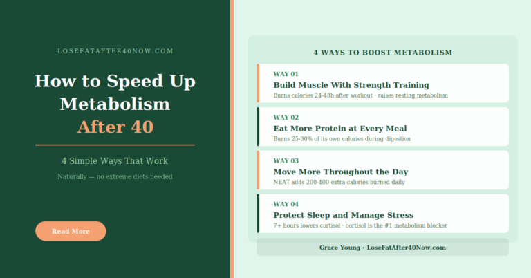 How to Speed Up Metabolism After 40 Naturally (4 Simple Ways That Work)