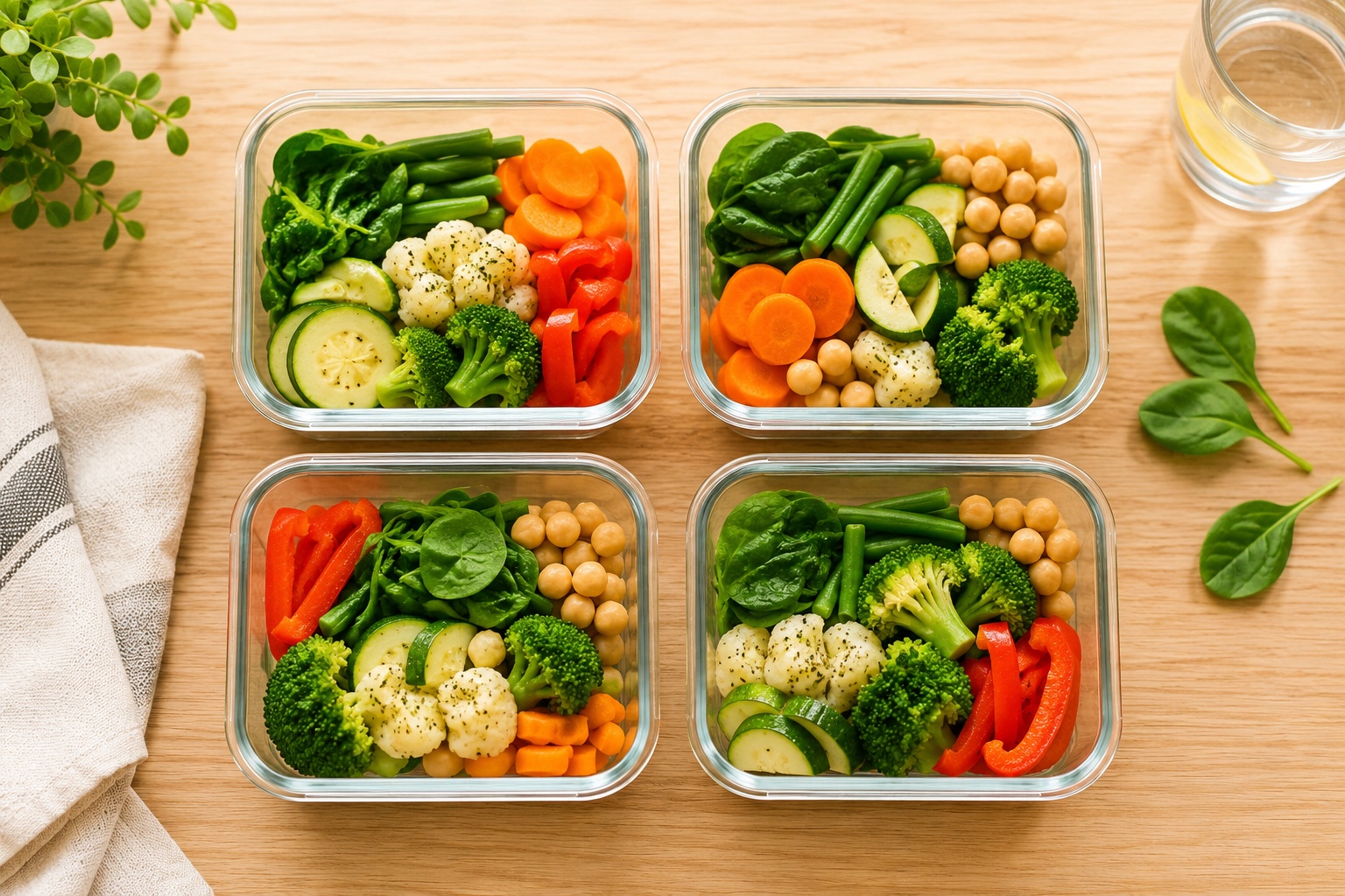 weekly meal prep vegetables batch cooking women over 40 lose belly fat